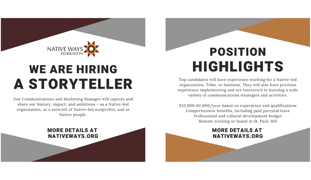 Career Opportunity: Communications and Marketing Manager