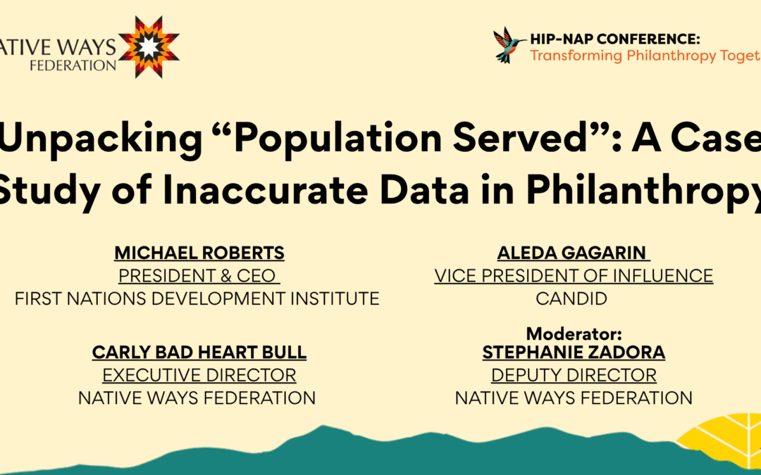 Unpacking Population Served: Panel at Joint HIP/NAP Conference 2025
