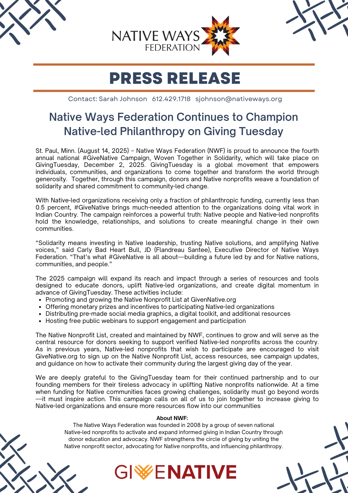 image of press release