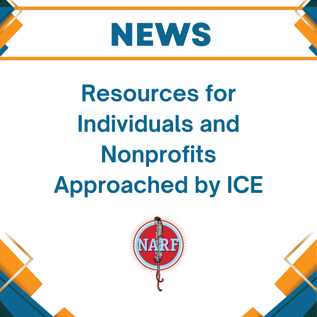 graphic for resources for individuals and nonprofits approached by ICE