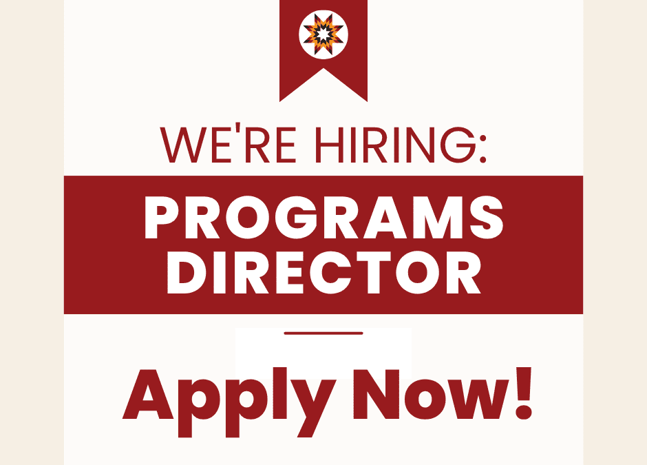 Programs Director Career Opportunity